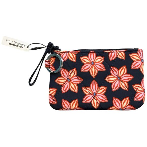 NWT Vera Bradley Sea Turtle Luggage Tag and Floral Small Coin Purse Bundle - Picture 2 of 6